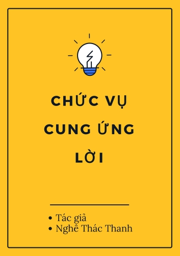 CHỨC VỤ LỜI CỦA ĐỨC CHÚA TRỜI